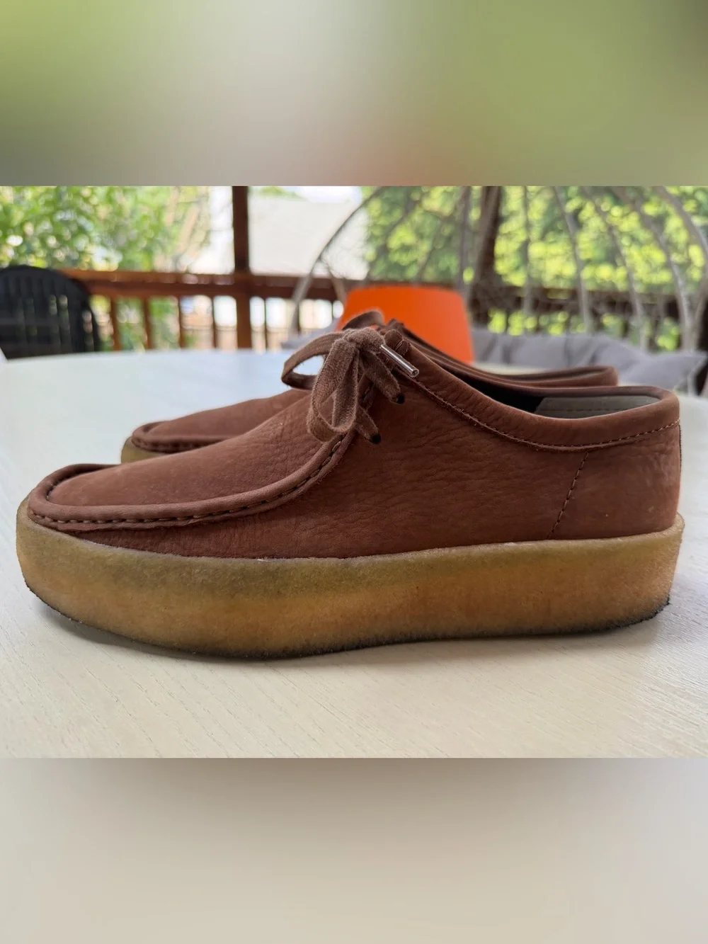 Clarks Mens Shoes Wallabee Cup Tan Nubuck 9.5 26167989